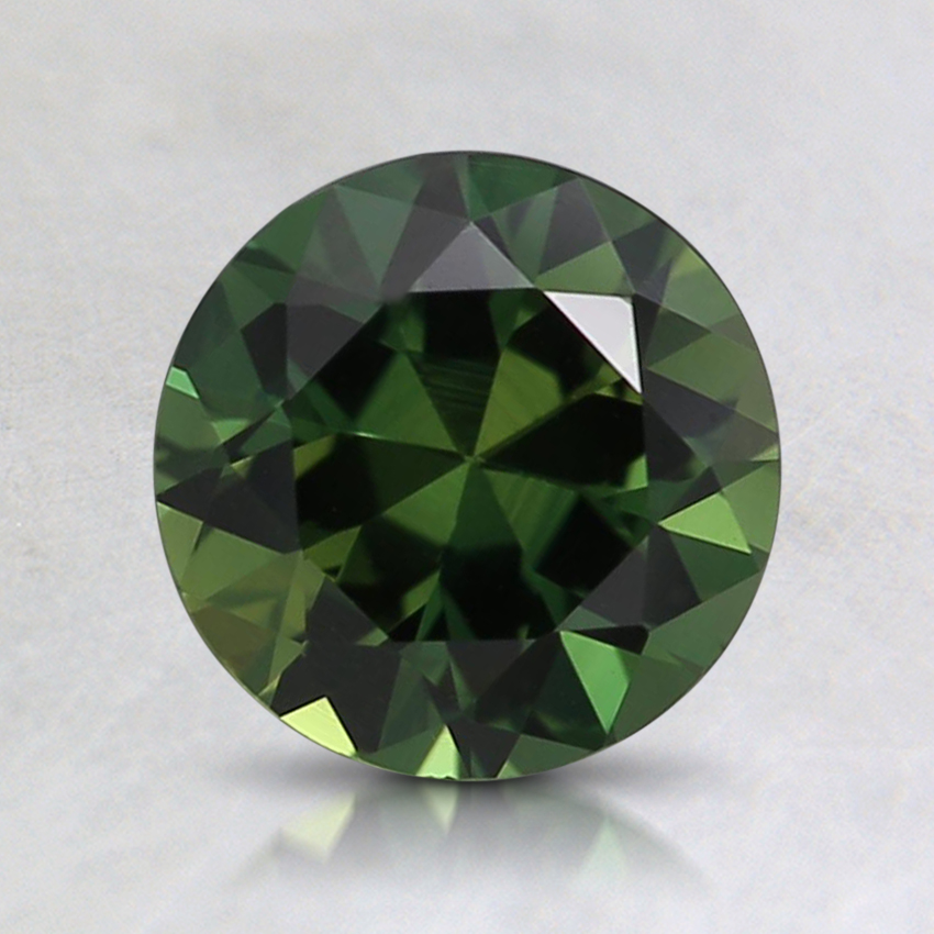 6.7mm Unheated Green Round Australian Sapphire