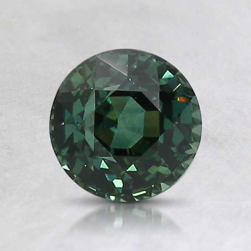 6.2mm Teal Round Montana Sapphire