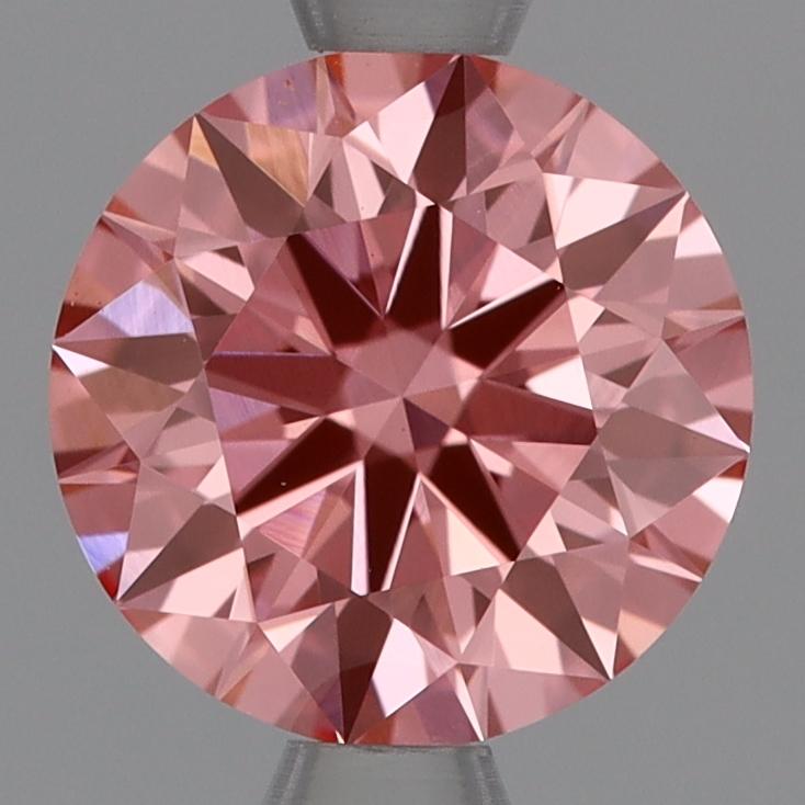 1.03 Ct. Fancy Vivid Pink Round Lab Grown Diamond