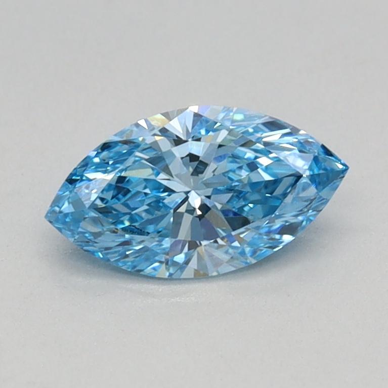0.40 Ct. Fancy Vivid Blue Marquise Lab Grown Diamond