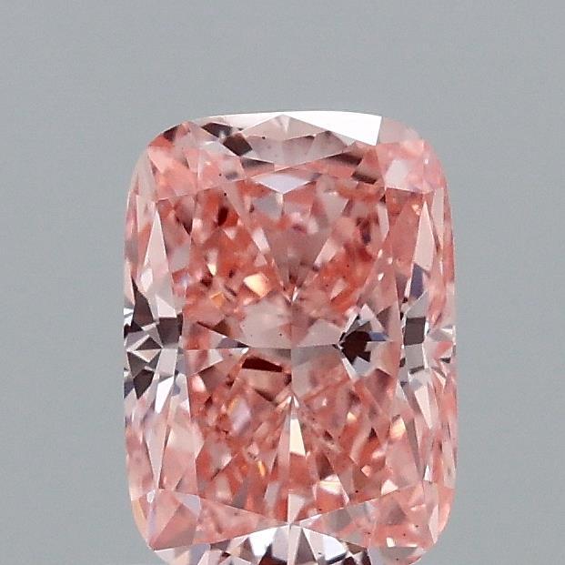 1.02 Ct. Fancy Vivid Pink Cushion Lab Grown Diamond