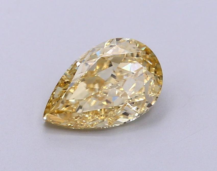 1.00 Ct. Fancy Intense Yellow Pear Lab Grown Diamond