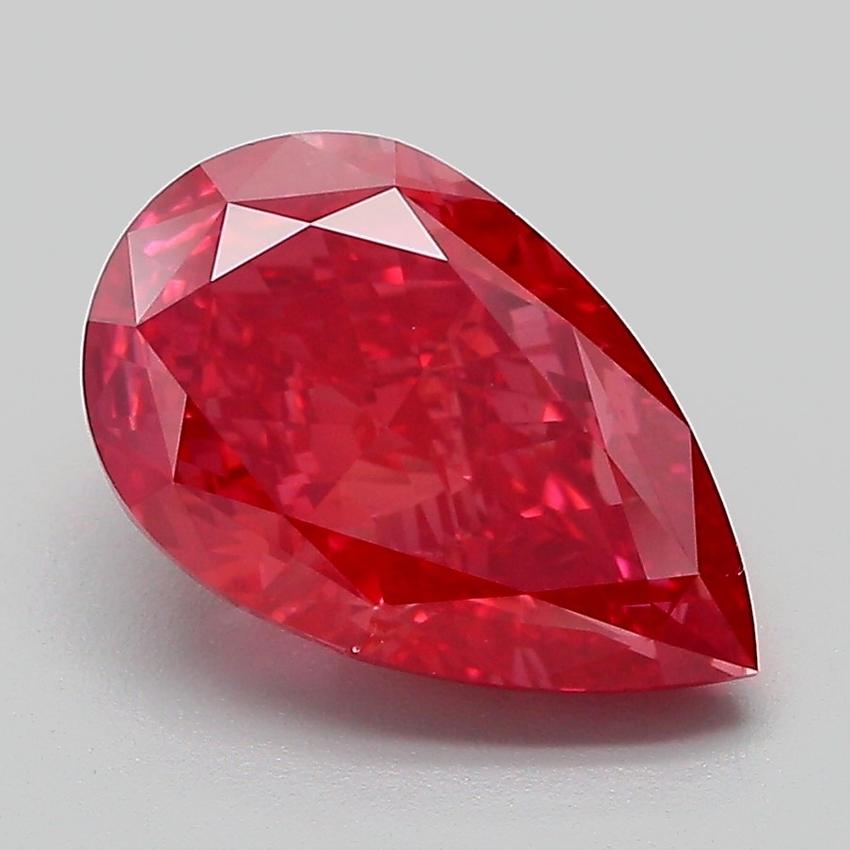 3.05 Ct. Fancy Vivid Pink Pear Lab Grown Diamond