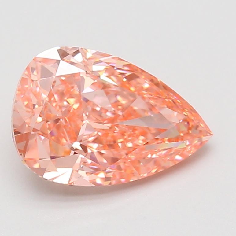 3.05 Ct. Fancy Vivid Pink Pear Lab Grown Diamond