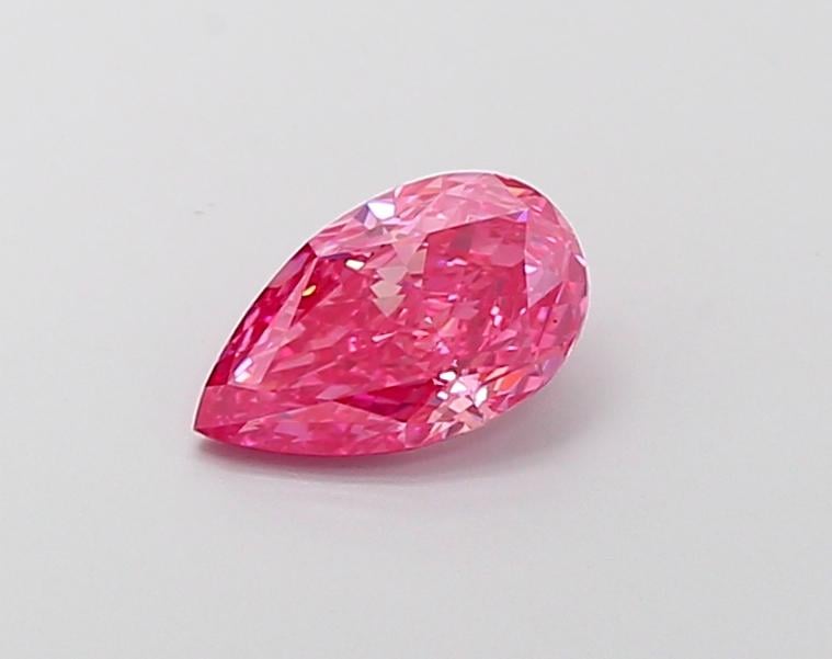 1.21 Ct. Fancy Vivid  Pink Pear Lab Grown Diamond