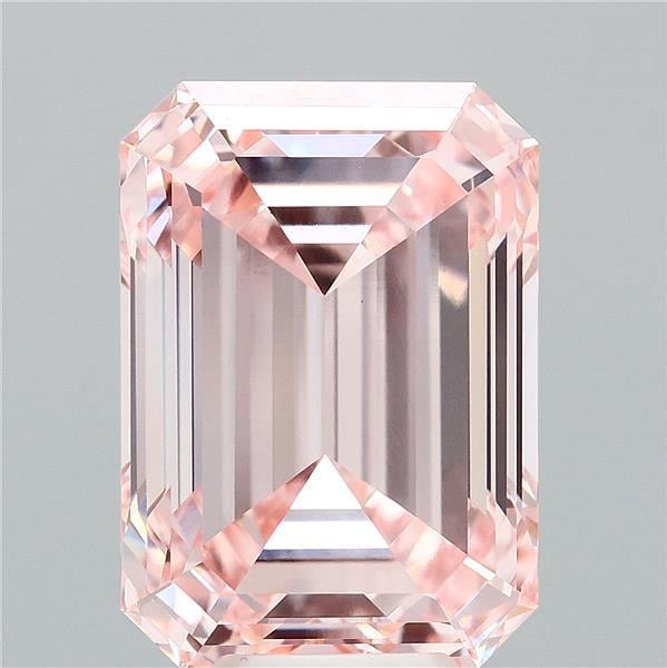 8.48 Ct. Fancy Intense Pink Emerald Lab Grown Diamond