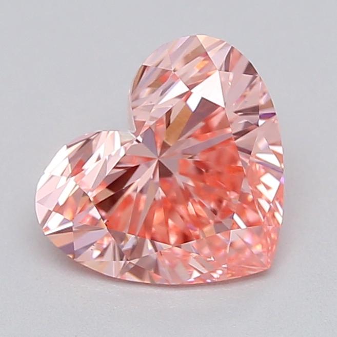 1.03 Ct. Fancy Vivid  Pink Heart Lab Grown Diamond