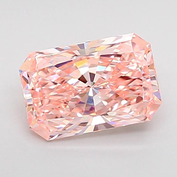 1.25 Ct. Fancy Intense  Pink Radiant Lab Grown Diamond