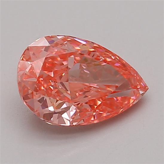1.02 Ct. Fancy Vivid Pink Pear Lab Grown Diamond