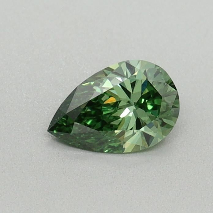 0.31 Ct. Fancy Vivid Green Pear Lab Grown Diamond