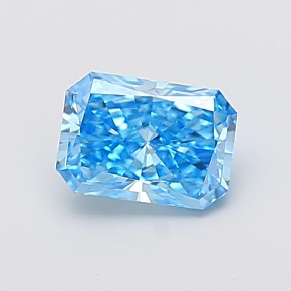 1.03 Ct. Fancy Vivid  Blue Radiant Lab Grown Diamond