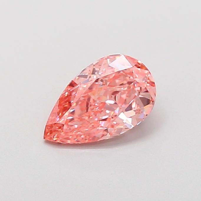 1.22 Ct. Fancy Vivid Pink Pear Lab Grown Diamond