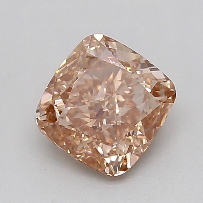 1.59 Ct. Fancy Light  Brown Cushion Lab Grown Diamond