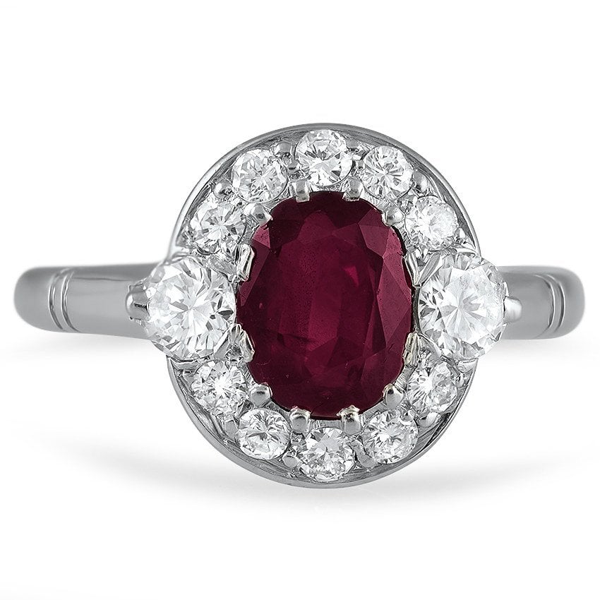 Art Deco Ruby Vintage Ring