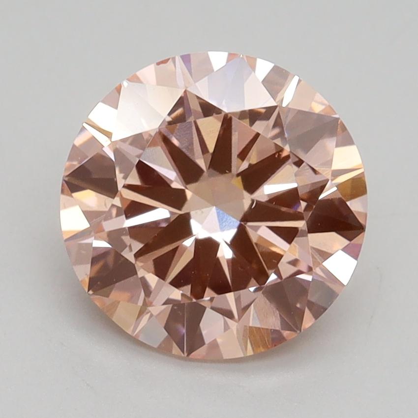 2.30 Ct. Fancy Intense Pink Round Lab Grown Diamond