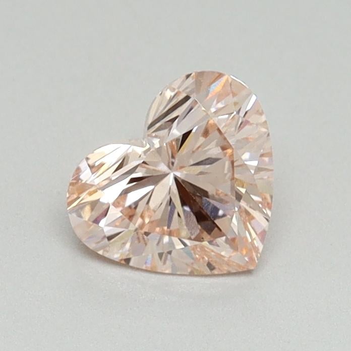 0.61 Ct. Fancy Pink Heart Lab Grown Diamond