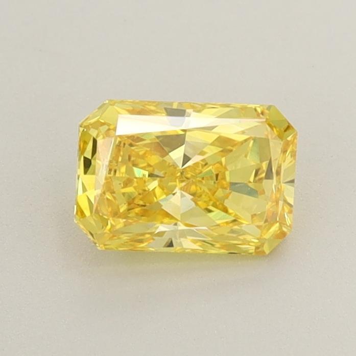 0.67 Ct. Fancy Vivid Yellow Radiant Lab Grown Diamond