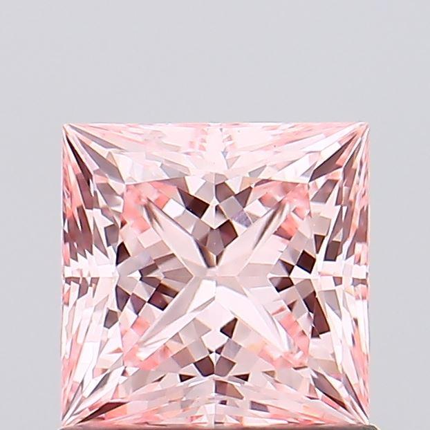 1.02 Ct. Fancy Intense Pink Princess Lab Grown Diamond