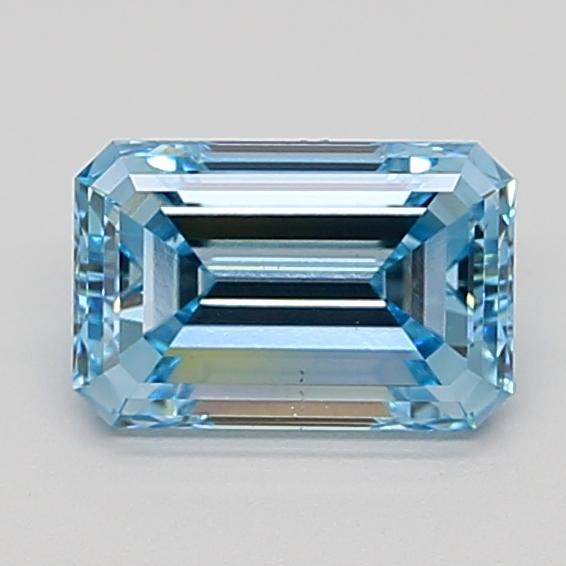 1.37 Ct. Fancy Intense  Blue Emerald Lab Grown Diamond