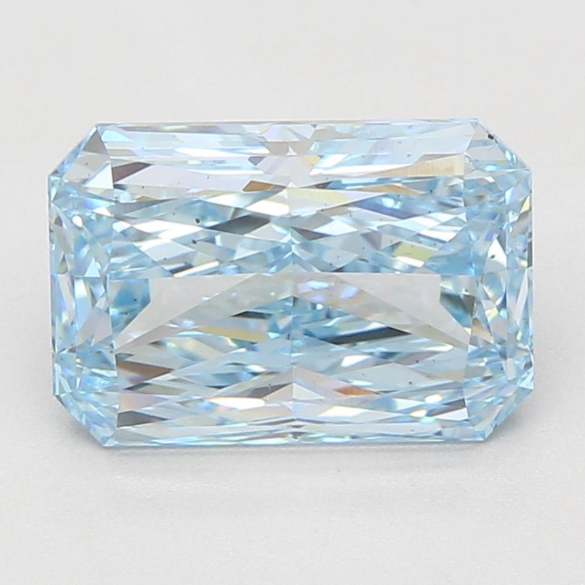 5.02 Ct. Fancy Vivid Blue Radiant Lab Grown Diamond