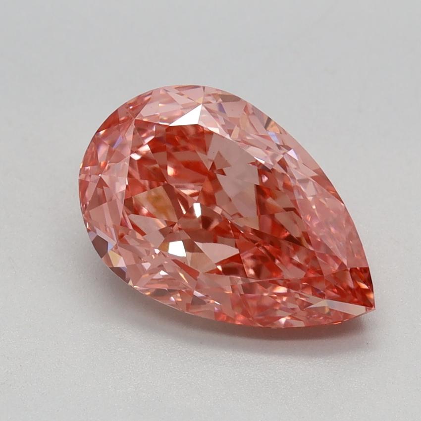 2.09 Ct. Fancy Vivid Pink Pear Lab Grown Diamond