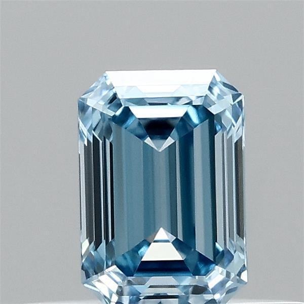 0.34 Ct. Fancy Vivid Blue Emerald Lab Grown Diamond