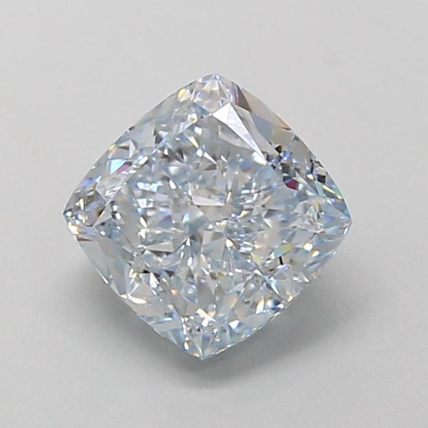 1.64 Ct. Fancy Intense  Blue Cushion Lab Grown Diamond
