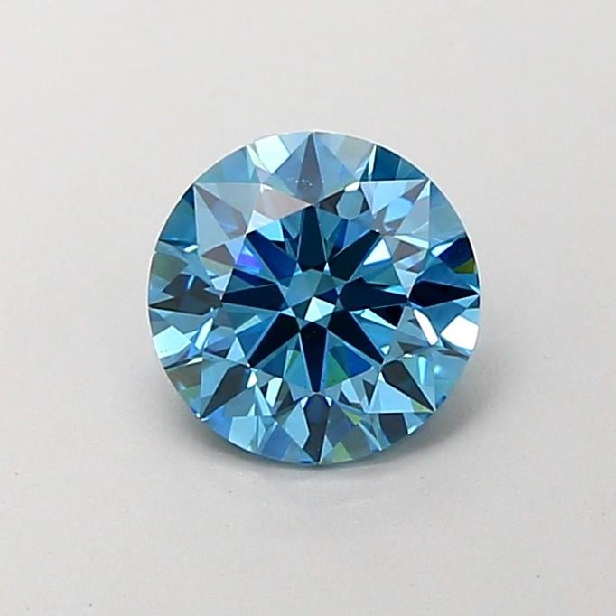 1.15 Ct. Fancy Vivid  Blue Round Lab Grown Diamond
