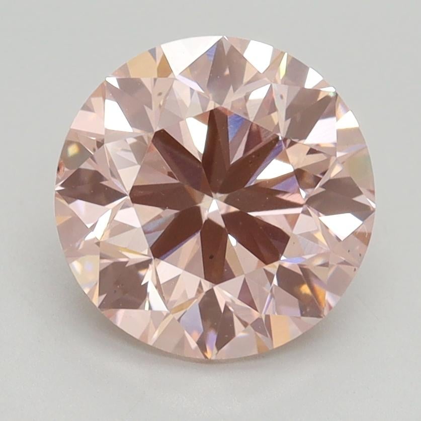 2.50 Ct. Fancy Intense Pink Round Lab Grown Diamond