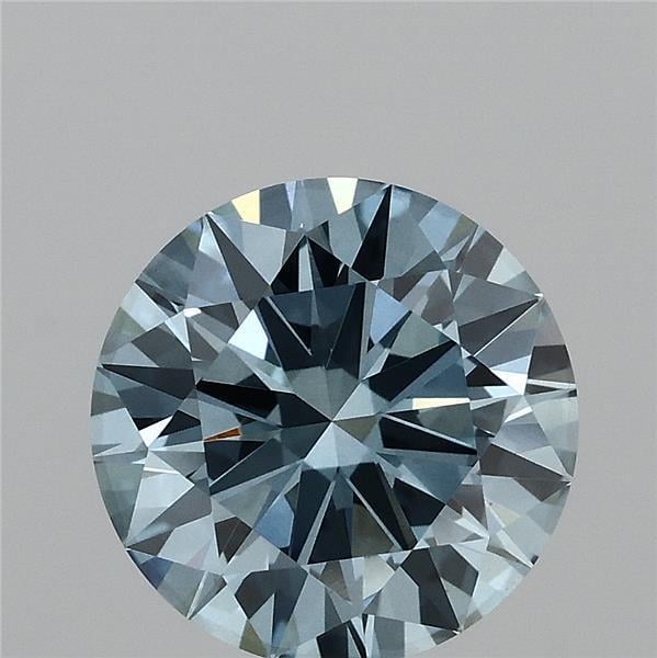 2.50 Ct. Fancy Vivid  Blue Round Lab Grown Diamond