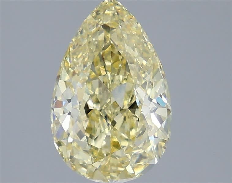 2.59 Ct. Fancy Intense Yellow Pear Lab Grown Diamond