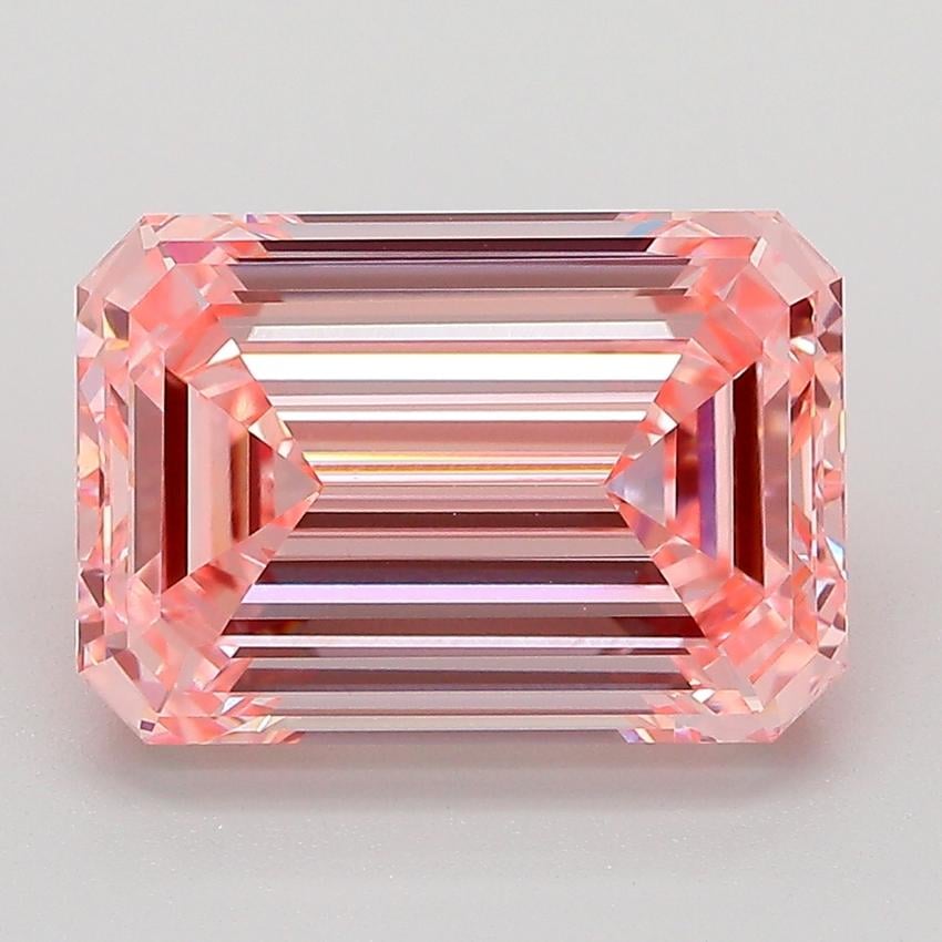 5.00 Ct. Fancy Vivid  Pink Emerald Lab Grown Diamond