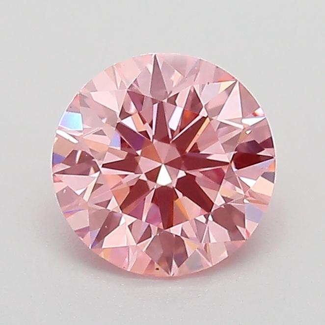 1.01 Ct. Fancy Vivid Pink Round Lab Grown Diamond