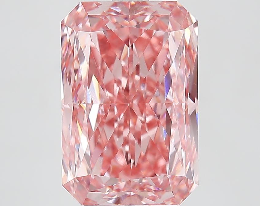 5.02 Ct. Fancy Pink Radiant Lab Grown Diamond