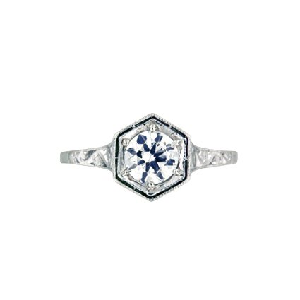Art Nouveau Diamond Vintage Ring