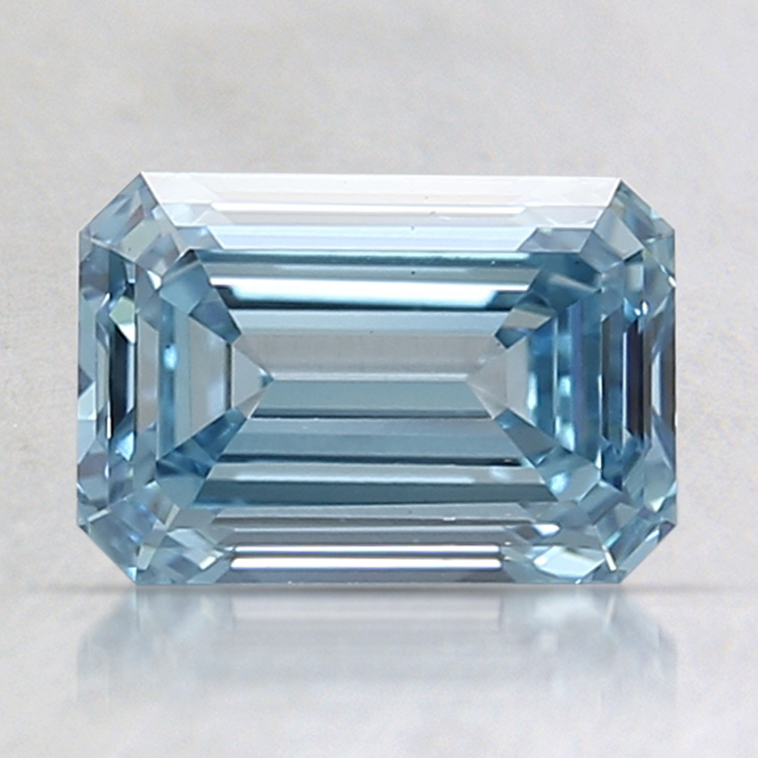 1.71 Ct. Fancy Intense Blue Emerald Lab Created Diamond