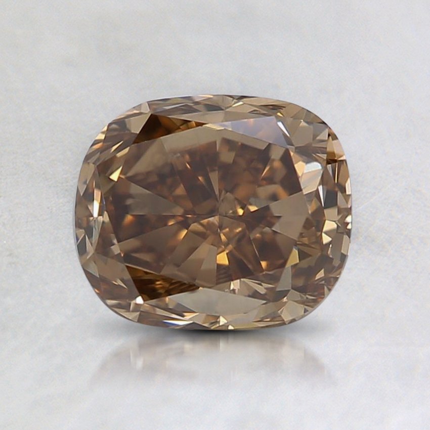1.51 Ct. Natural Fancy Brown Cushion Diamond