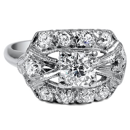 Retro Diamond Vintage Ring