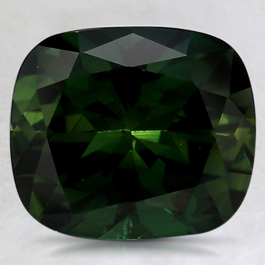 9.4x8.1mm Unheated Teal Cushion Australian Sapphire