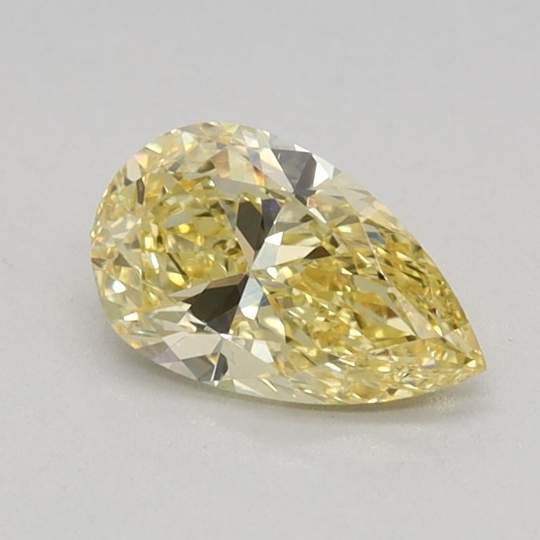 0.52 Ct. Fancy Intense Yellow Pear Lab Grown Diamond
