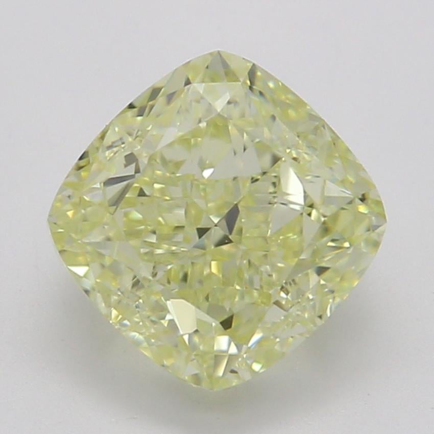 1.13 Ct. Fancy Light Yellow Cushion Diamond