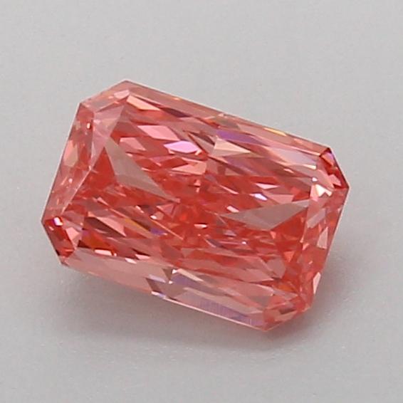 0.97 Ct. Fancy Vivid Pink Radiant Lab Grown Diamond