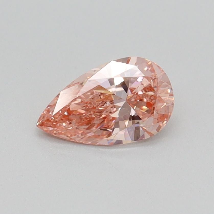 0.53 Ct. Fancy Intense Pink Pear Lab Grown Diamond