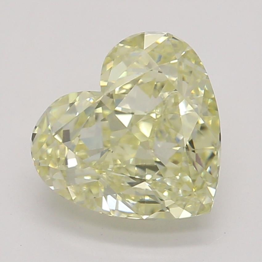 1.06 Ct. Fancy Light Yellow Heart Diamond