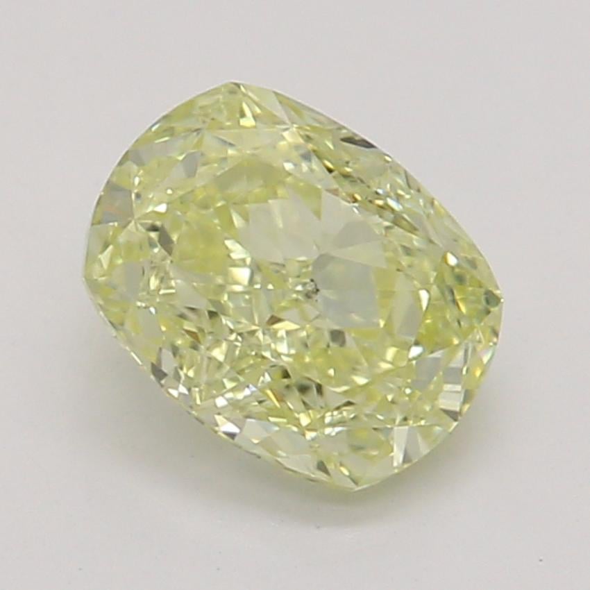 0.54 Ct. Fancy Yellow Cushion Diamond