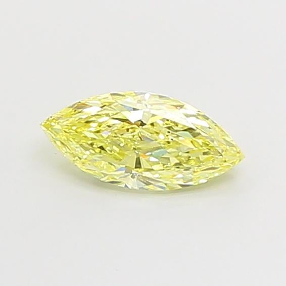 0.77 Ct. Fancy Yellow Marquise Lab Grown Diamond