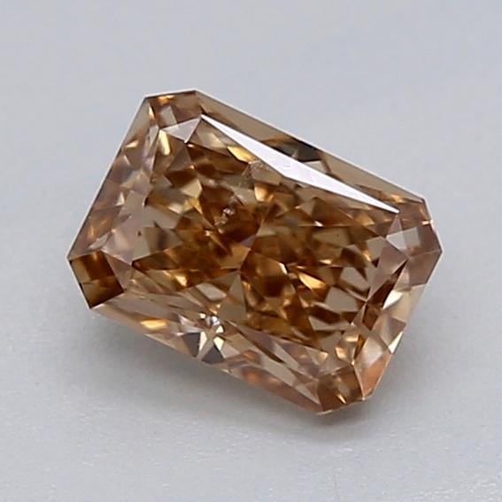 0.34 Ct. Light  Brown Radiant Lab Grown Diamond