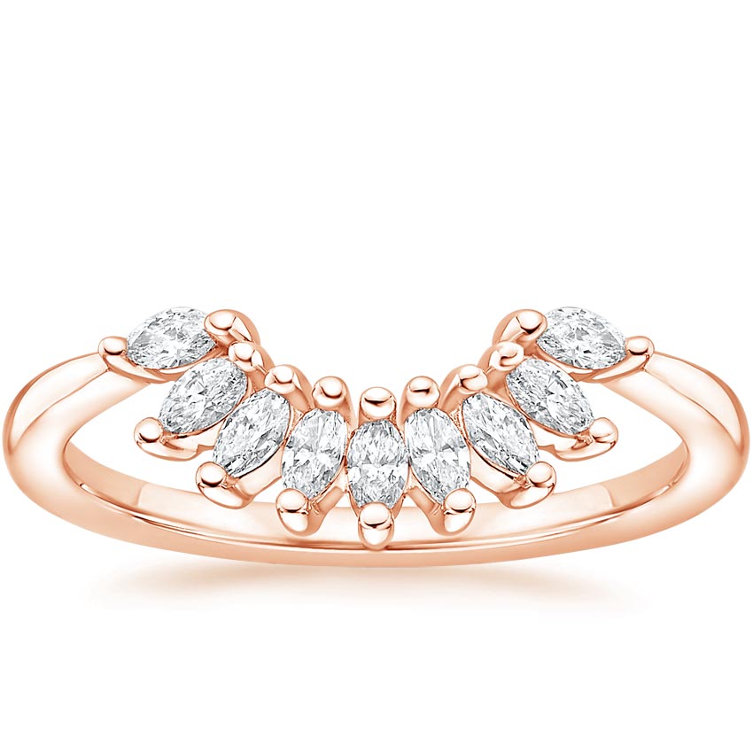 Rose Gold Eclipse Diamond Ring (1/3 ct. tw.)