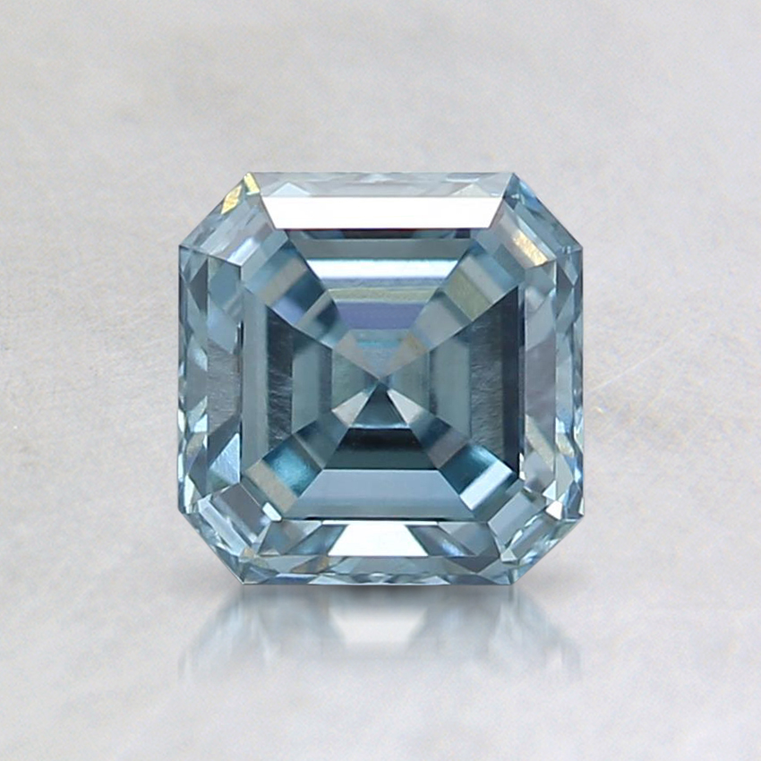 0.76 Ct. Fancy Blue Asscher Lab Grown Diamond