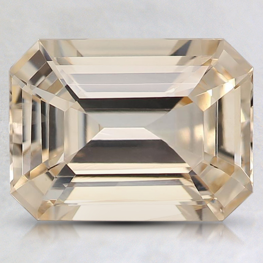 9.4x7mm Peach Emerald Sapphire